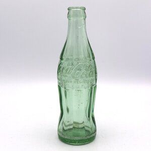 Vintage Green Coca-Cola, Coke 6-1/2 FL. OZS. Houston TX Bottle